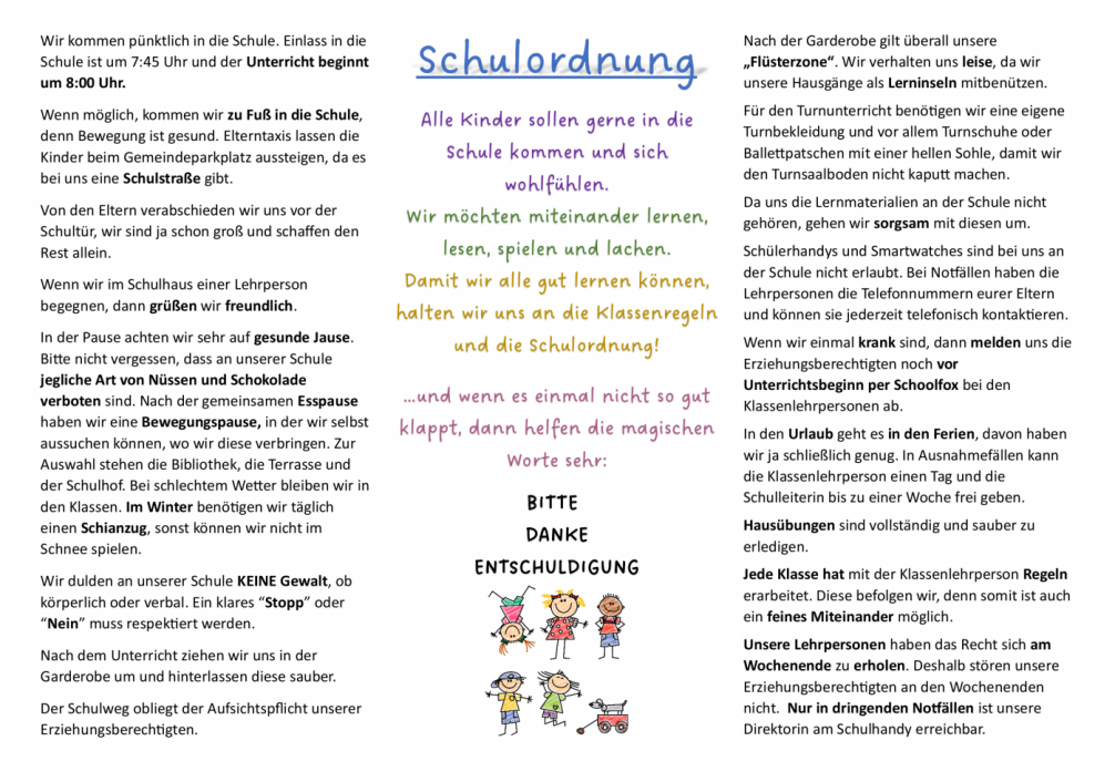 Schulordnung